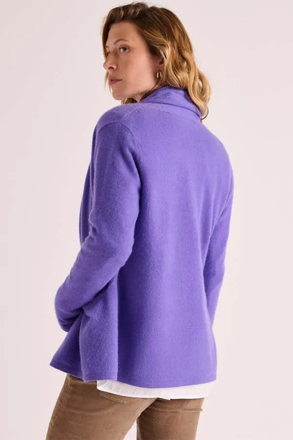 Devernois GRANITE CASHMERE LONG OVERSIZED CARDIGAN