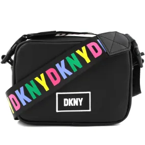 Dkny Black And Multicolor Shoulder Bag For Girls