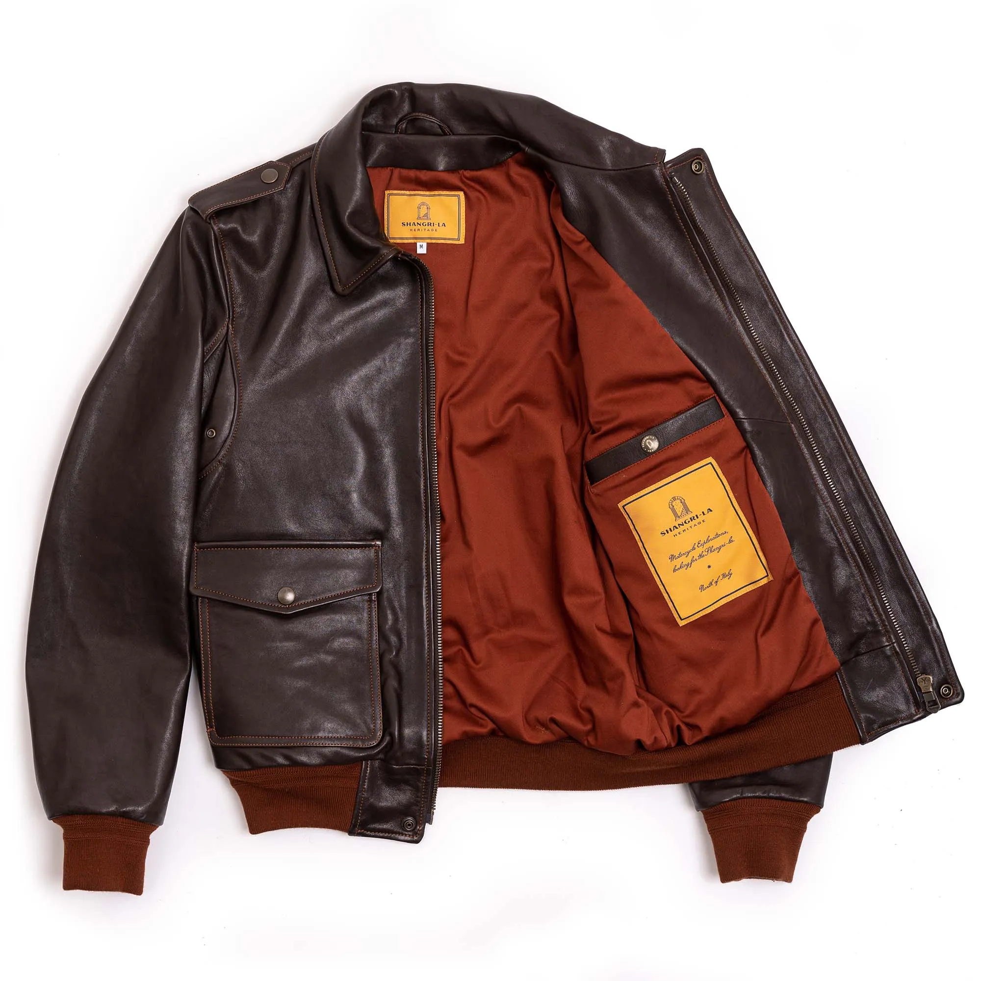 “Don Gentile” A-2 Testa di Moro Flight Jacket - Shangri-la Heritage