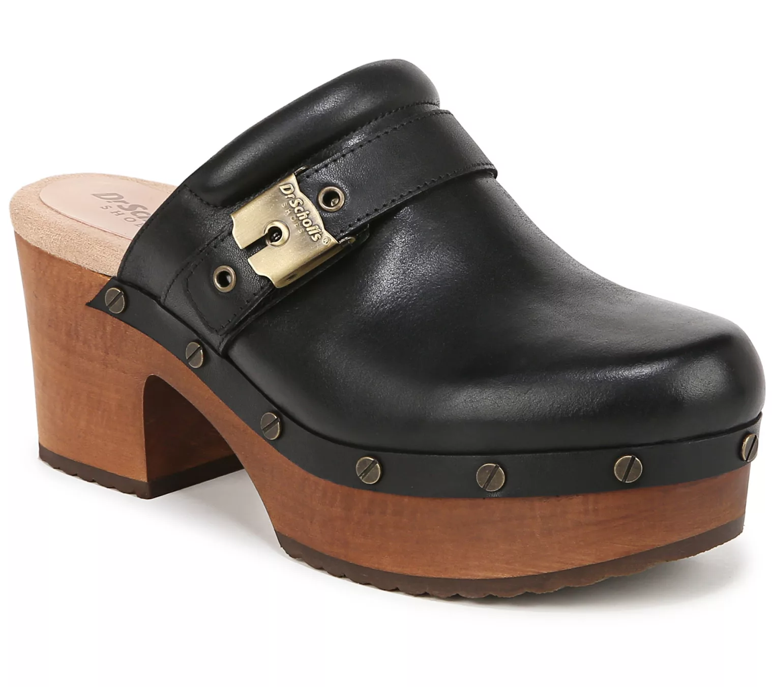 Dr. Scholl's Leather Platform Mules - Originaloy