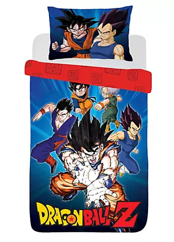 Dragon Ball Z Electric Single Duvet Cover Set | Kaleidoscope