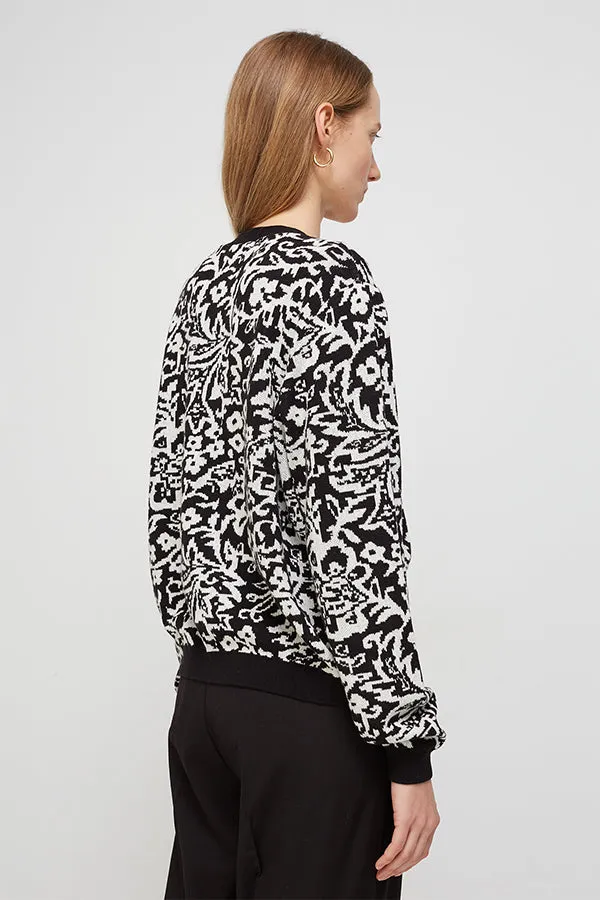 Escorpion FLORAL JAQUARD CARDIGAN