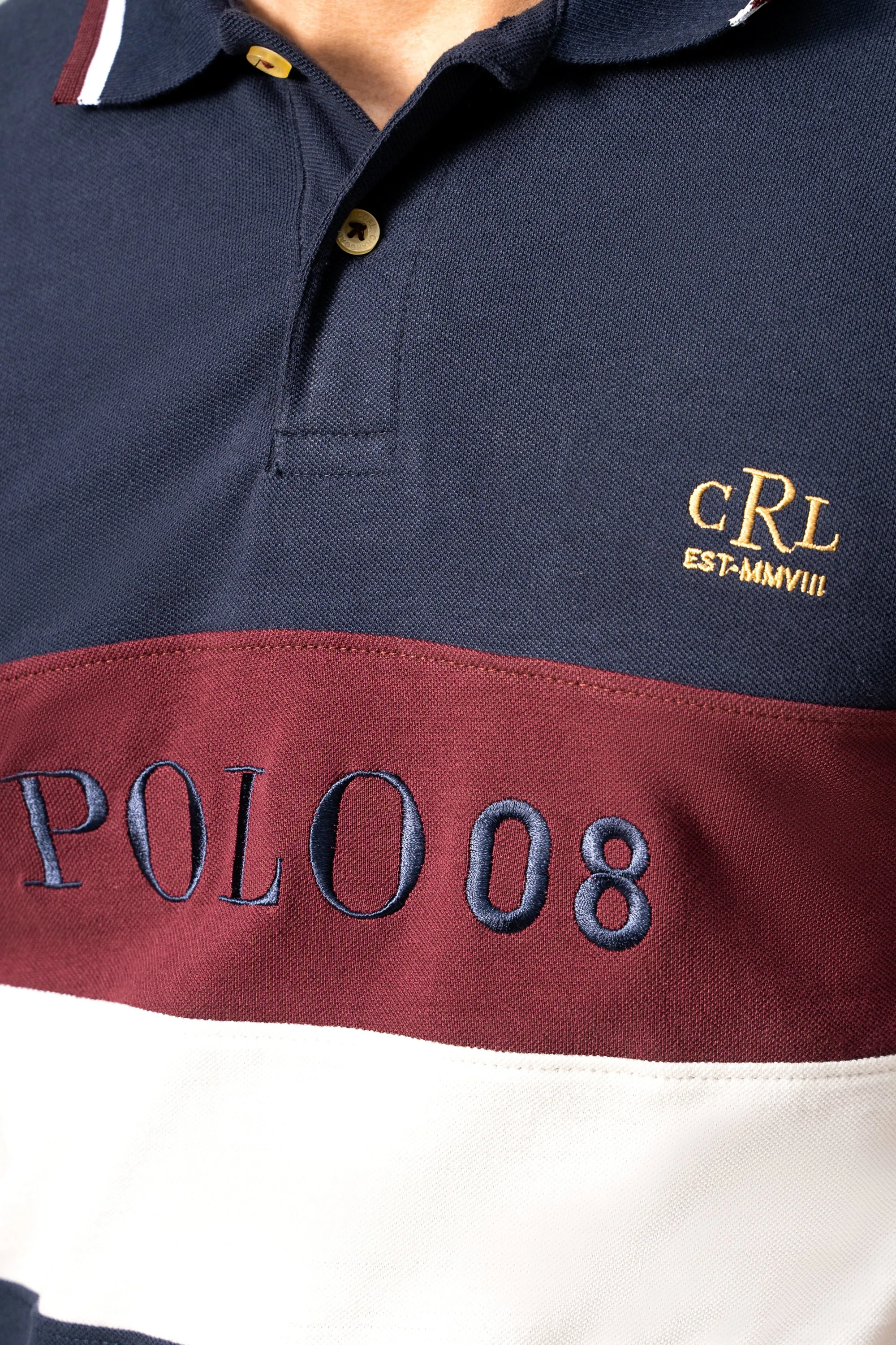 FASHION POLO NAVY MAROON