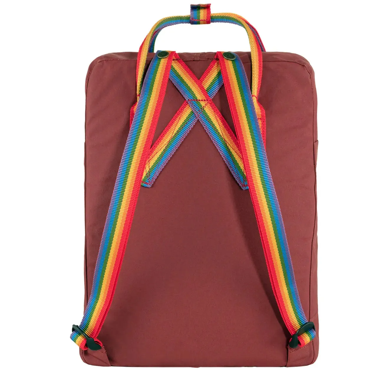 Fjallraven Kanken Classic Backpack Ox Red / Rainbow Pattern