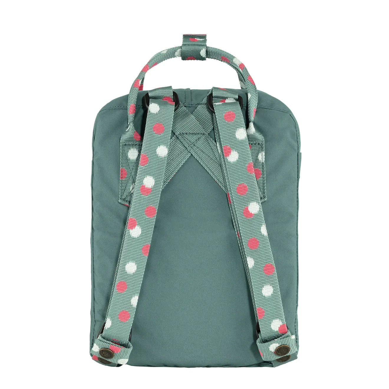 Fjallraven Kanken Mini Backpack Frost Green Confetti Pattern