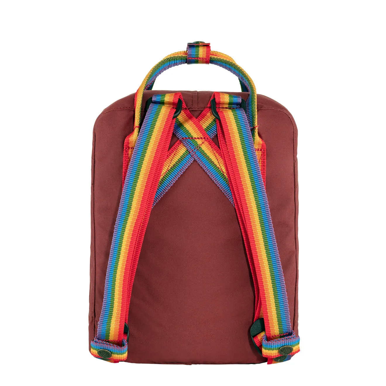 Fjallraven Kanken Mini Backpack Ox Red / Rainbow