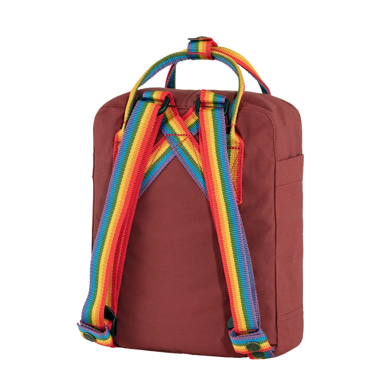 Fjallraven Kanken Mini Backpack Ox Red / Rainbow