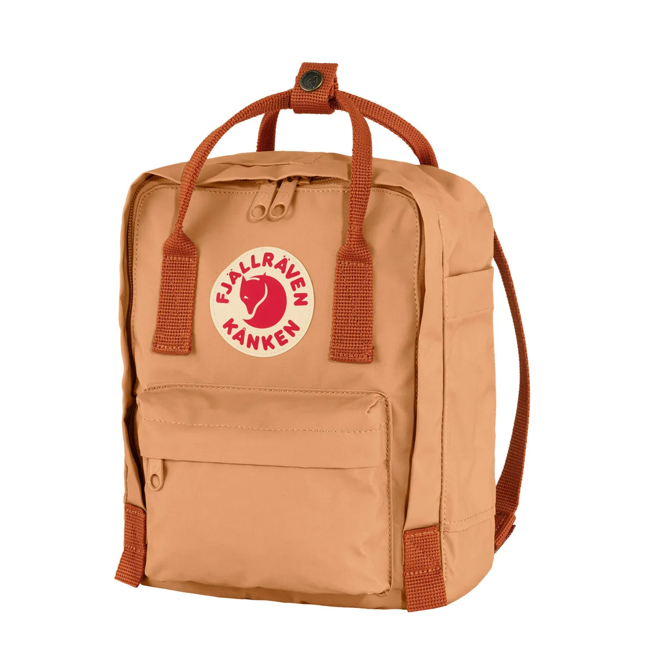 Fjallraven Kanken Mini Backpack Peach Sand / Terracotta Brown