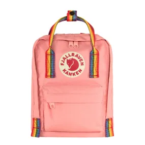 Fjallraven Kanken Mini Backpack Pink Rainbow Pattern