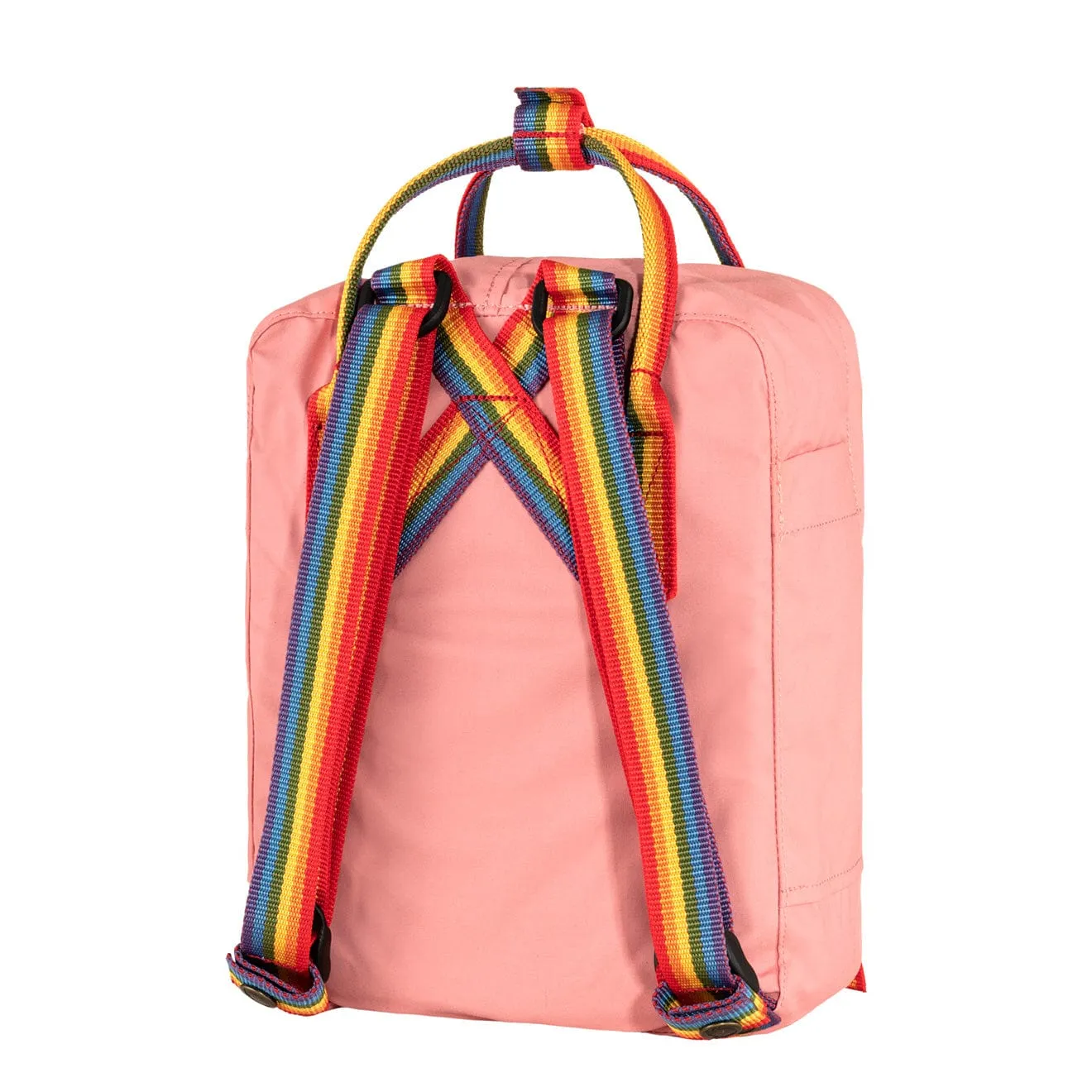 Fjallraven Kanken Mini Backpack Pink Rainbow Pattern