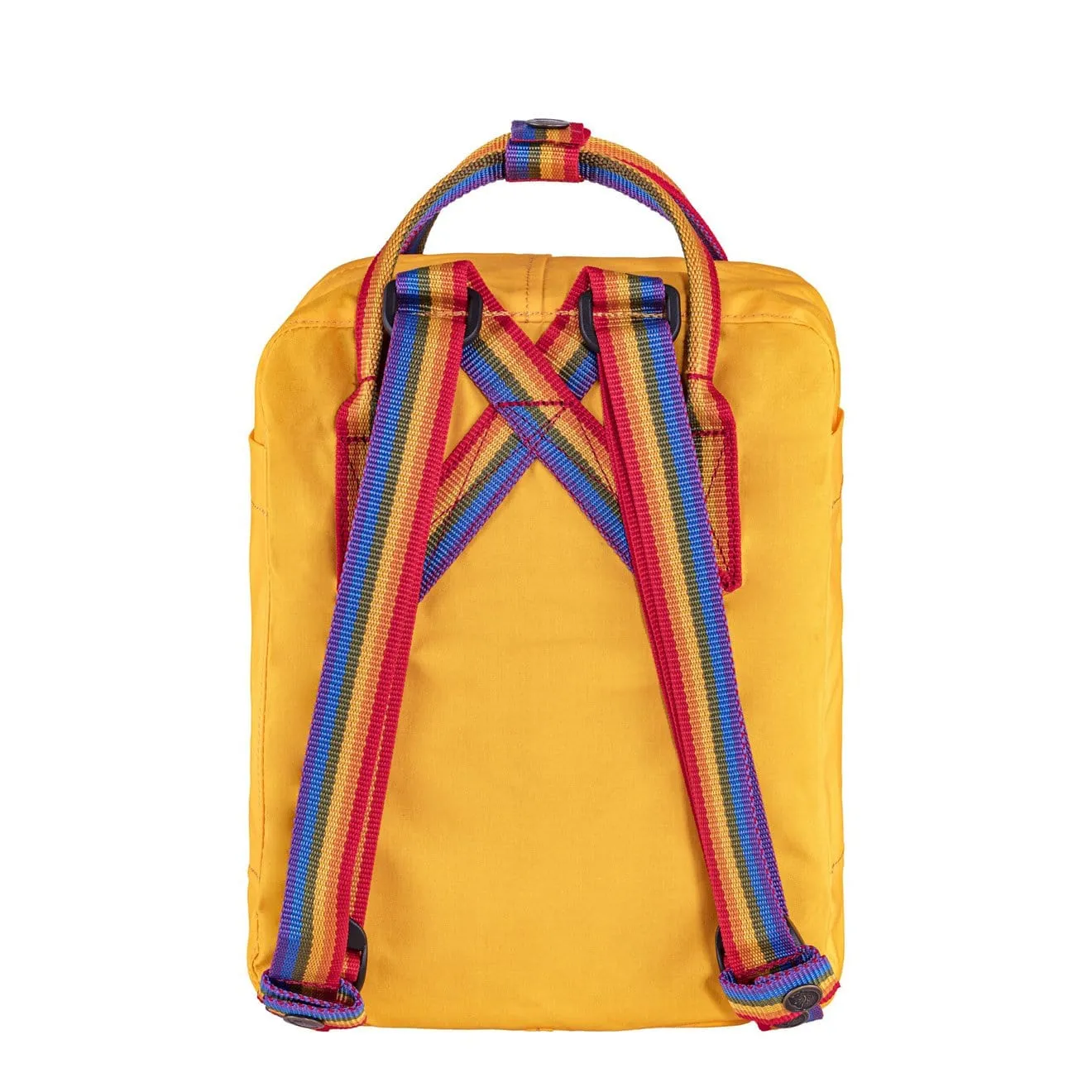 Fjallraven Kanken Rainbow Mini Backpack Warm Yellow / Rainbow Pattern