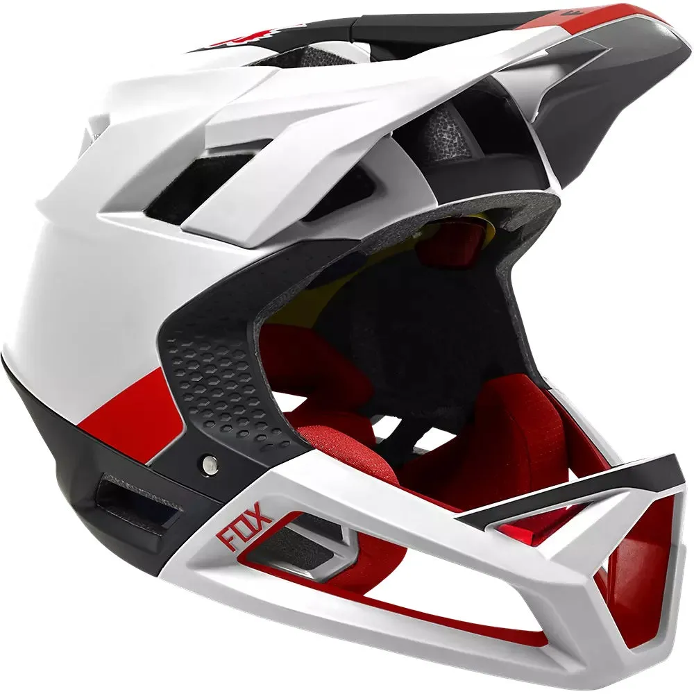 Fox Racing ProFrame Full Face Helmet - Blocked - Black-White