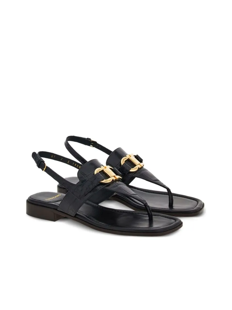 Gancini Buckle Sandals