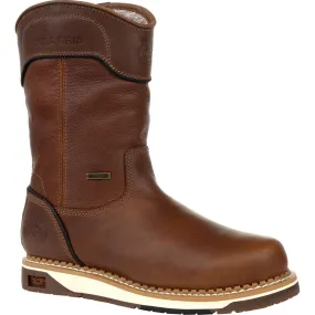 Georgia Boot Amp LT Wedge Steel Toe Waterproof Pull On Work Boot