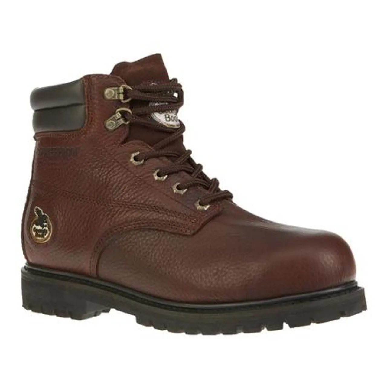 Georgia Boot Mens Oiler Steel Toe Waterproof Work Boot G6174 BROWN