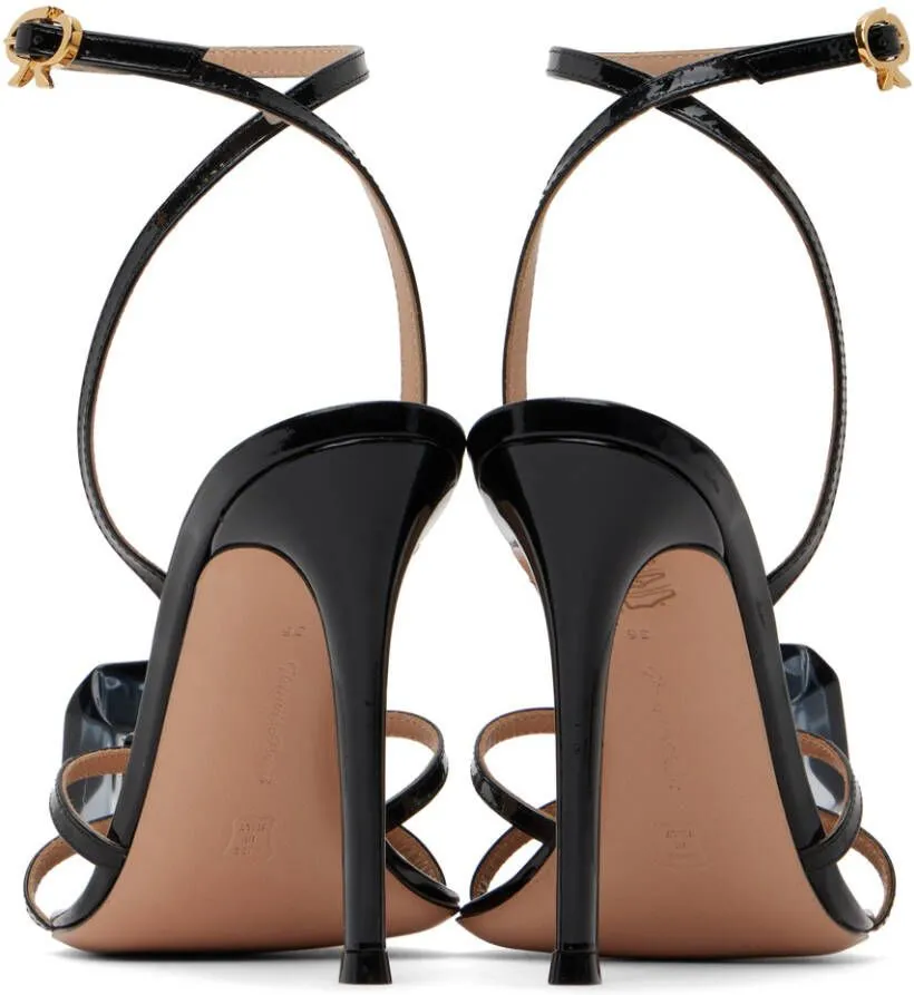 Gianvito Rossi Black Jaipur Heeled Sandals