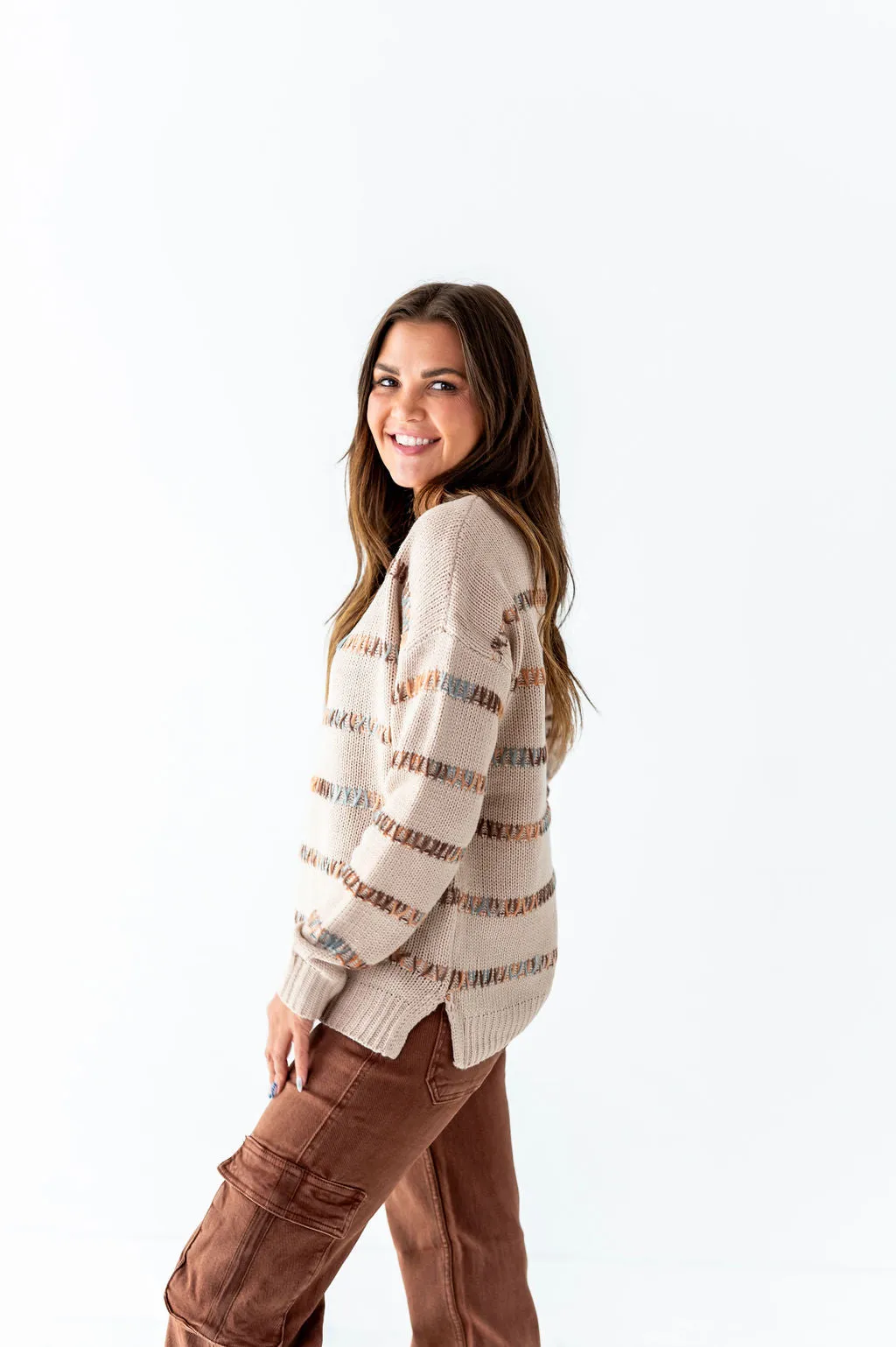 Glen Textured Sweater