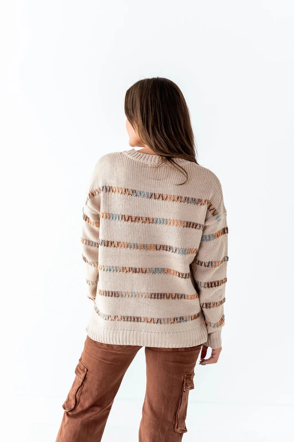 Glen Textured Sweater