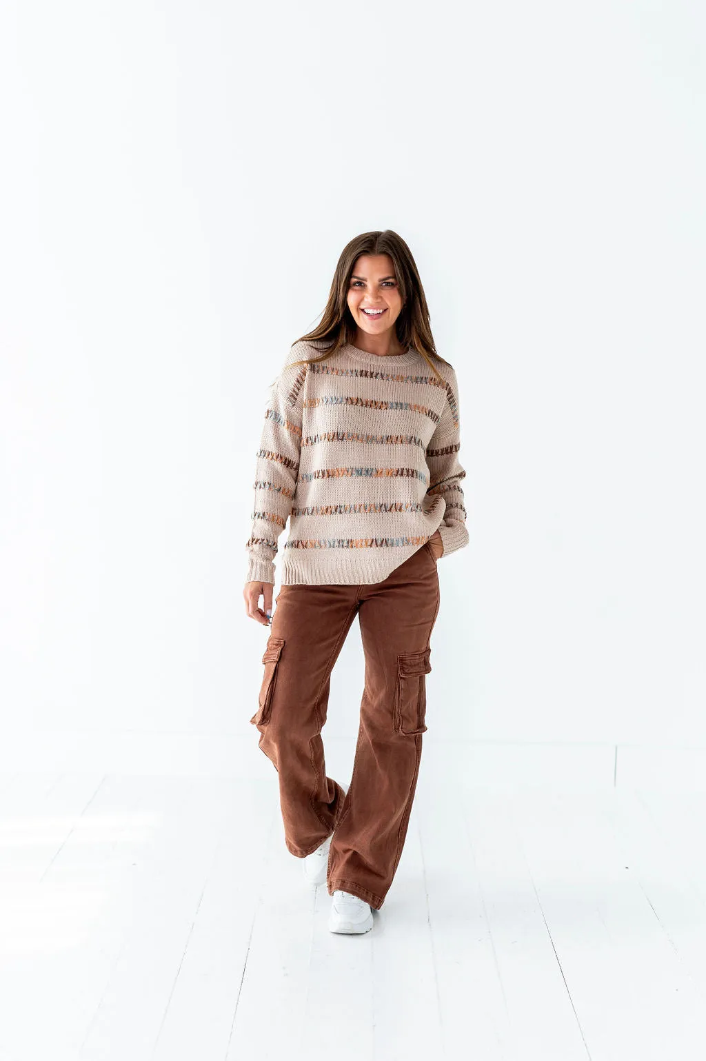 Glen Textured Sweater