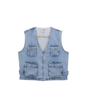 Go Denim Cargo Vest