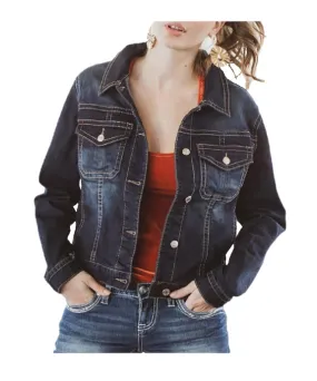 Grace In LA Women's Denim Jacket