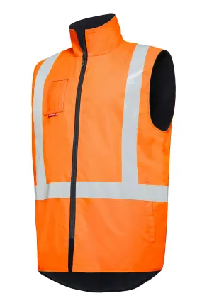 Hard Yakka - Vest - HY Hi Vis H Taped - Y21480 - Orange - S - 9318673880548