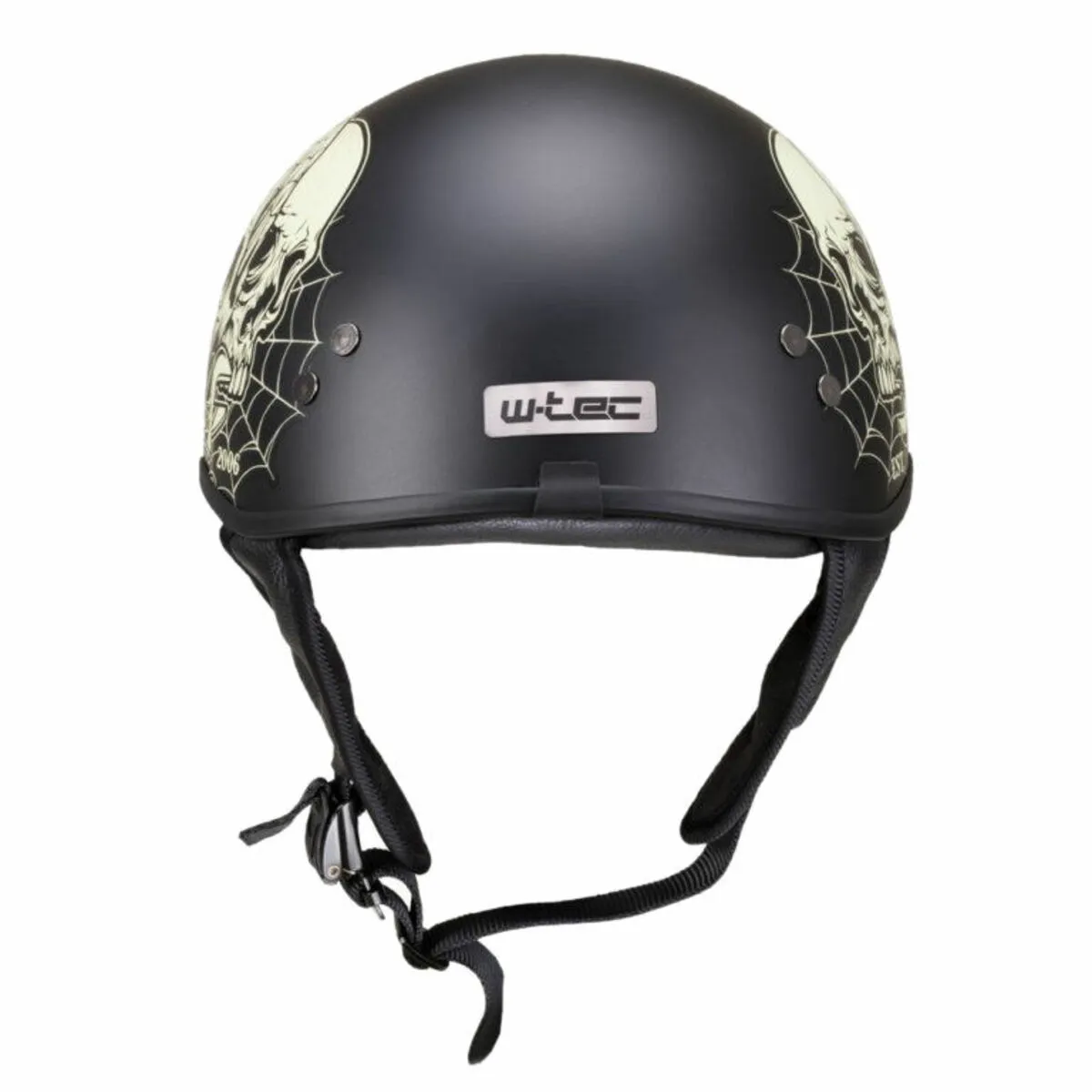 helmet BLACK HEART - Rednut - Skulls/Matt Black - BLACK - 9742  -  Metal-shop