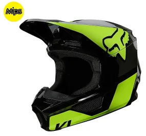 helmet Fox V1 Revn Mips - Fluo Yellow