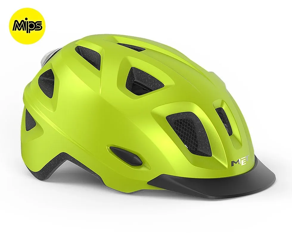 helmet MET Mobilite Mips - Reflex Yellow Mat