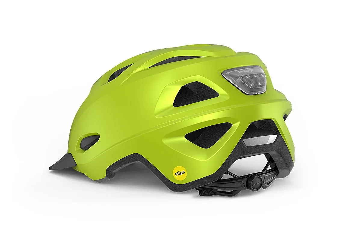 helmet MET Mobilite Mips - Reflex Yellow Mat