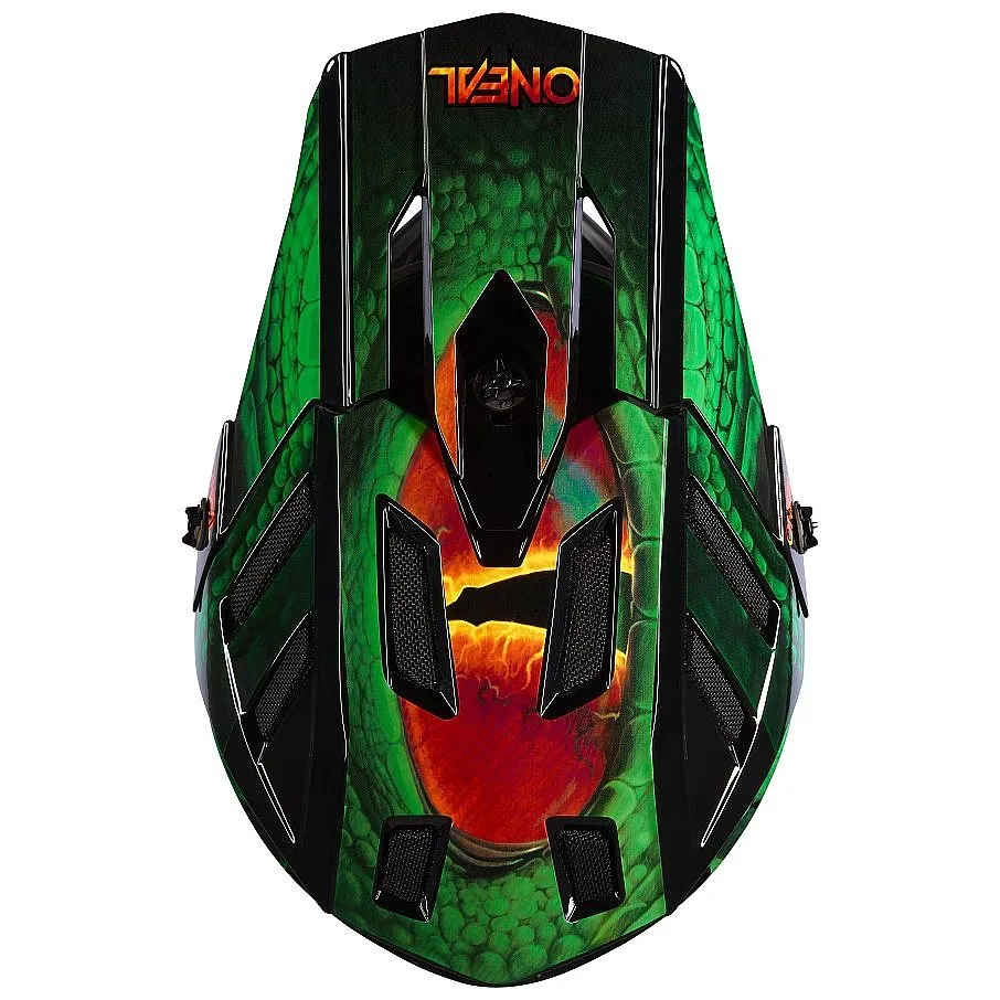 helmet O'Neal Backflip Viper - Black/Green