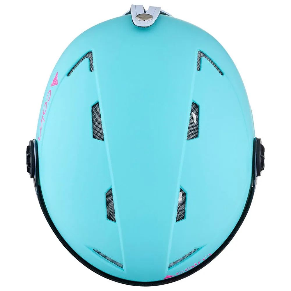 Helmet w/ visor Cairn ---Android Visor Junior Neon Turquoise Neon Pink