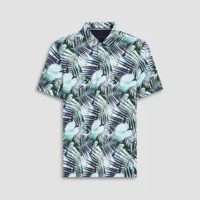 Hendrix Leaf Print Polo