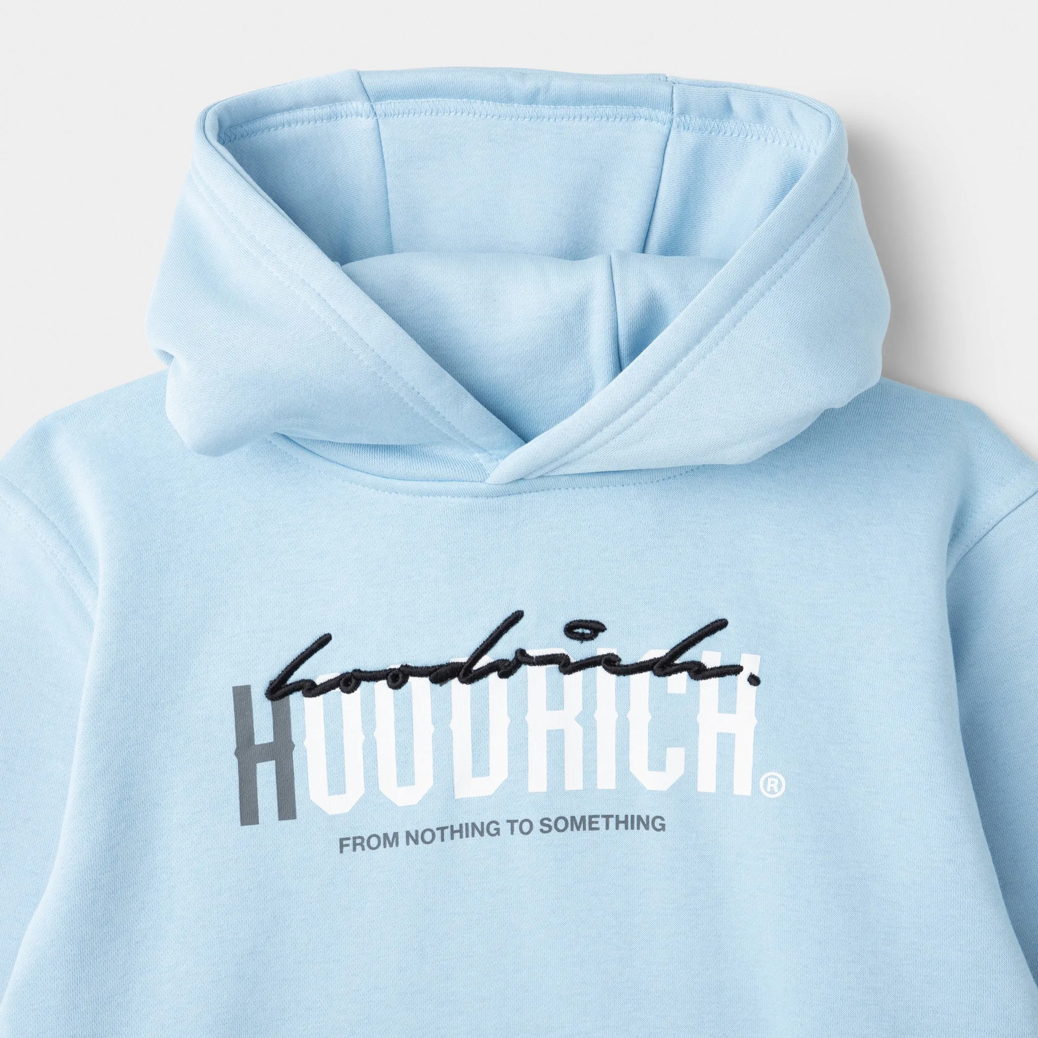 Hoodrich Junior Boys' Certify V2 Pullover Hoodie Clear Sky / White - Black