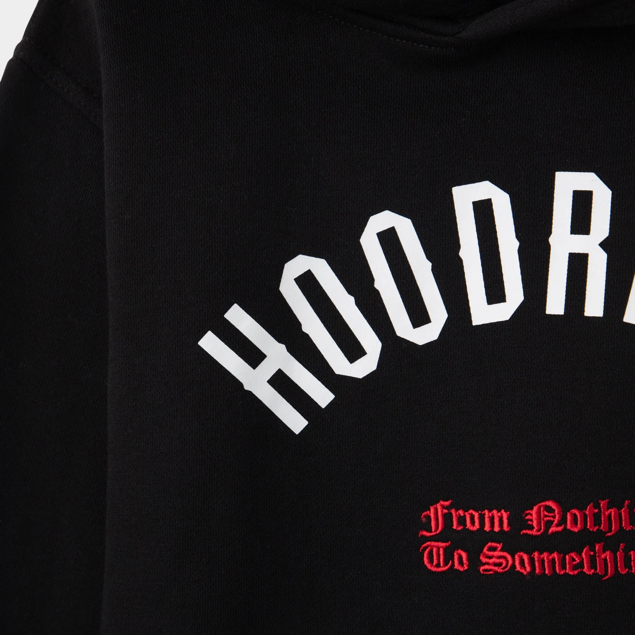 Hoodrich Junior Boys' Shadow Hoodie Black / White - Lychee