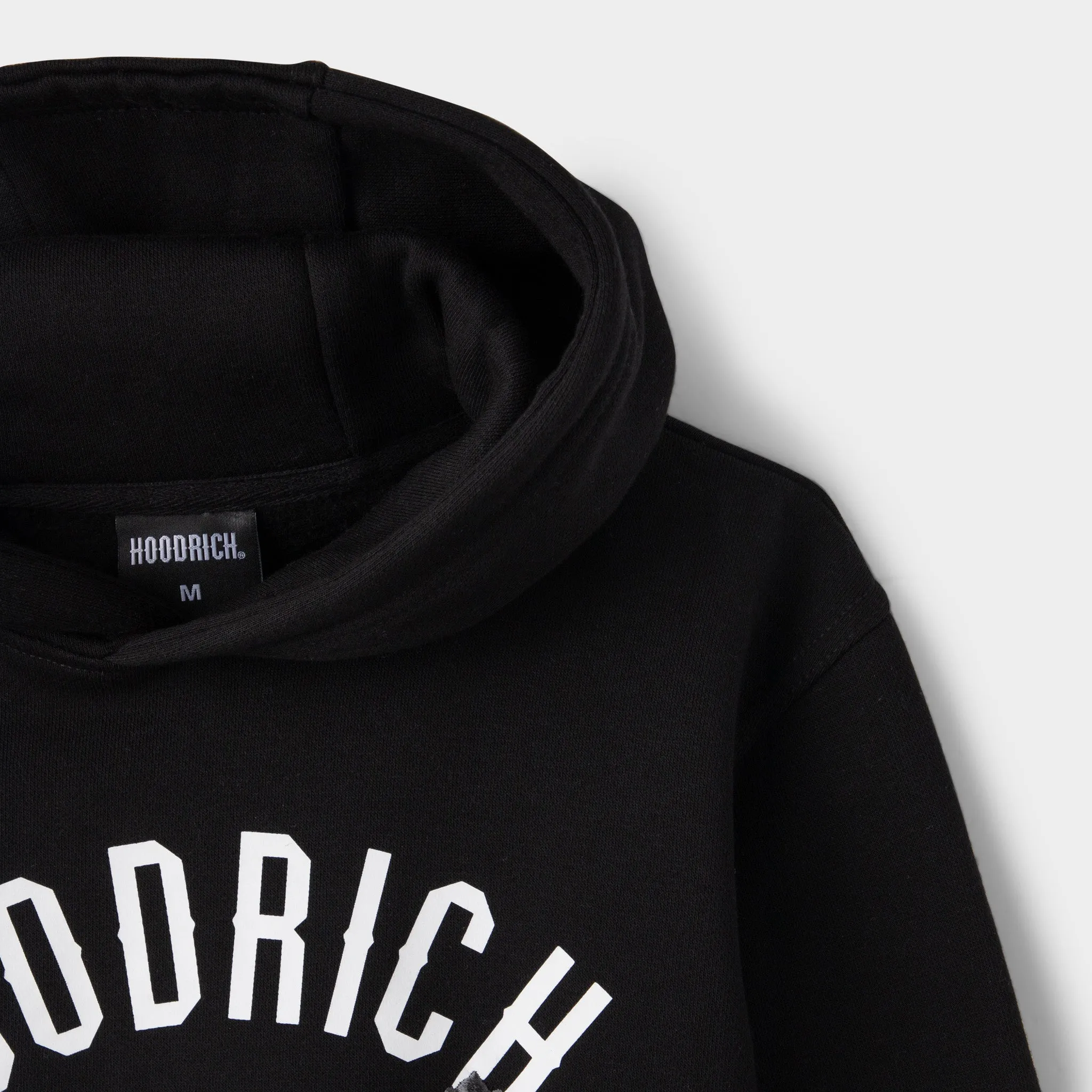 Hoodrich Junior Boys' Shadow Hoodie Black / White - Lychee