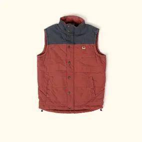 Hudson Vest | Red & Navy