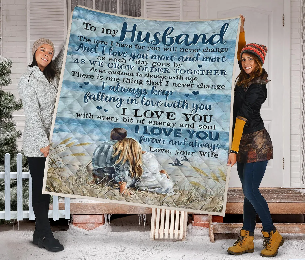 Husband The Love I Have Quilt