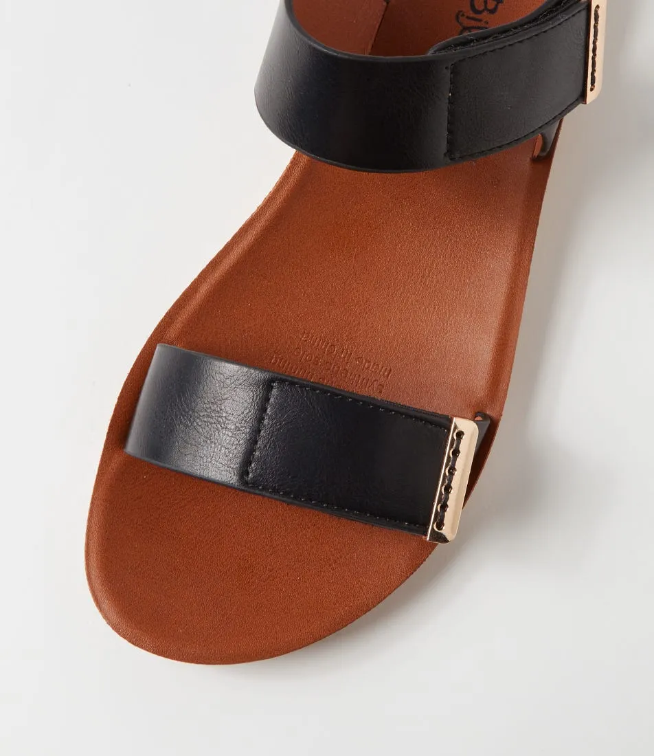 I LOVE BILLY Krait Black Sandals