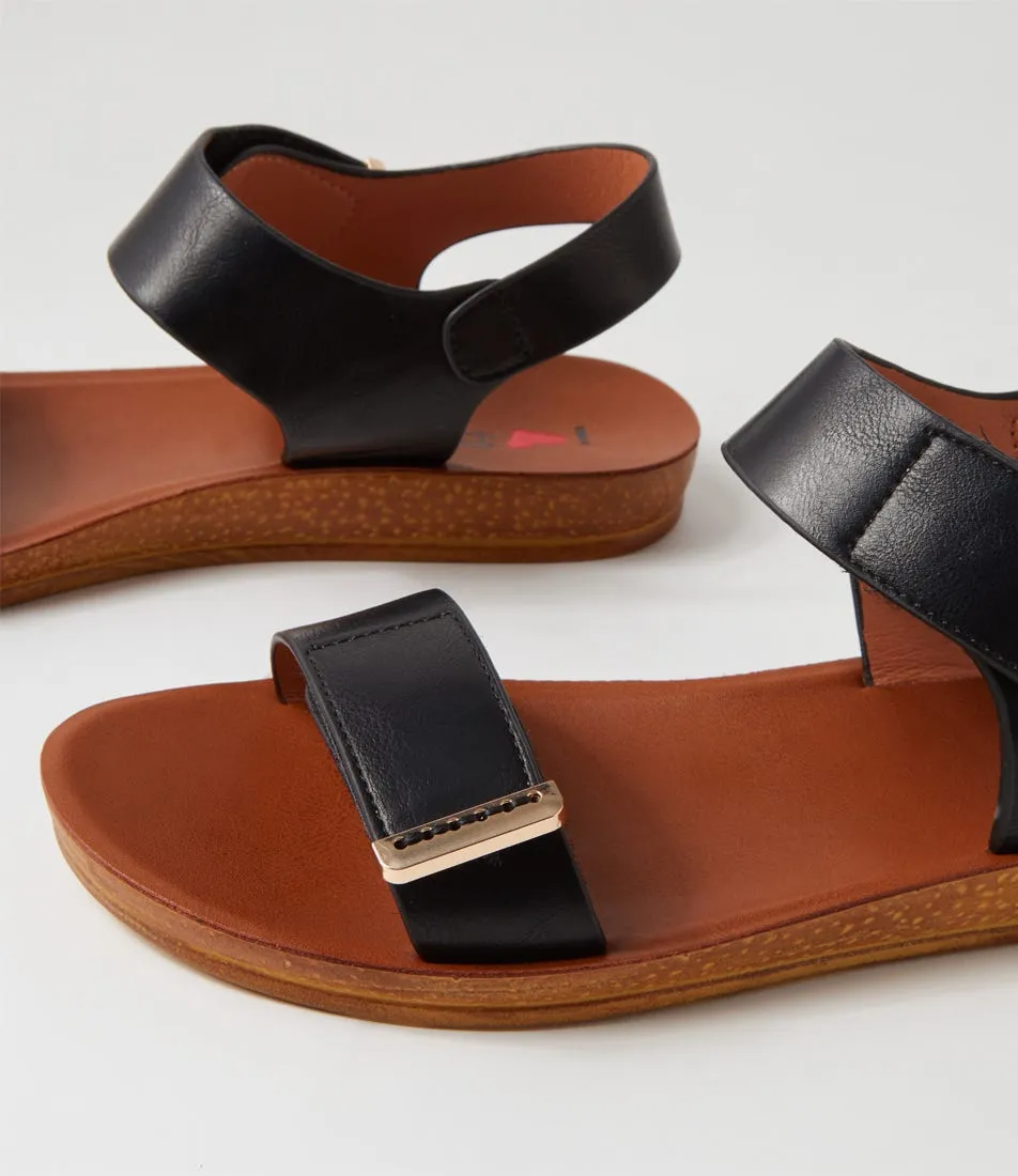 I LOVE BILLY Krait Black Sandals