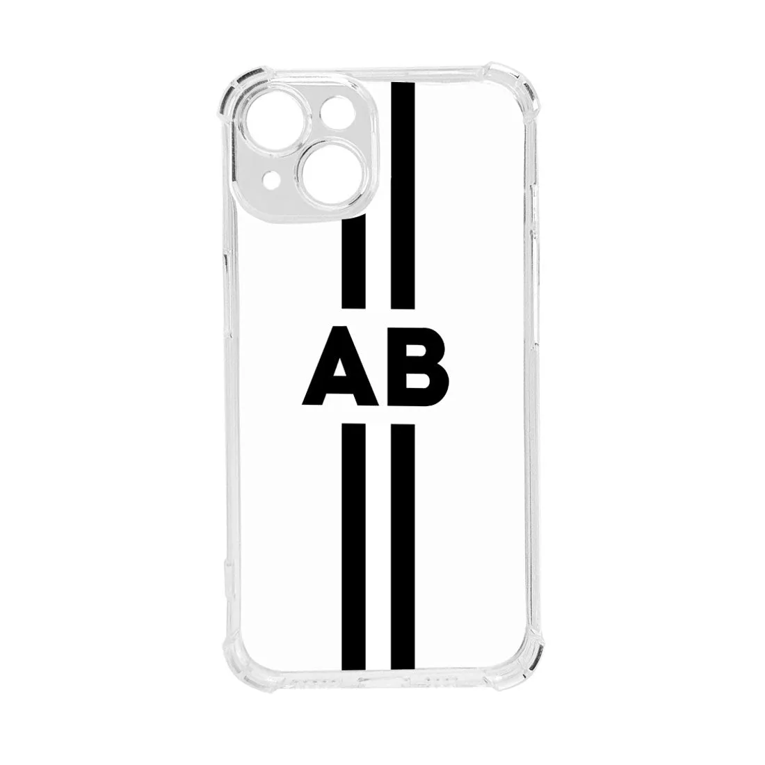 iPhone 14 Backcover with Initial TPU Clear Cover with Camera Protection