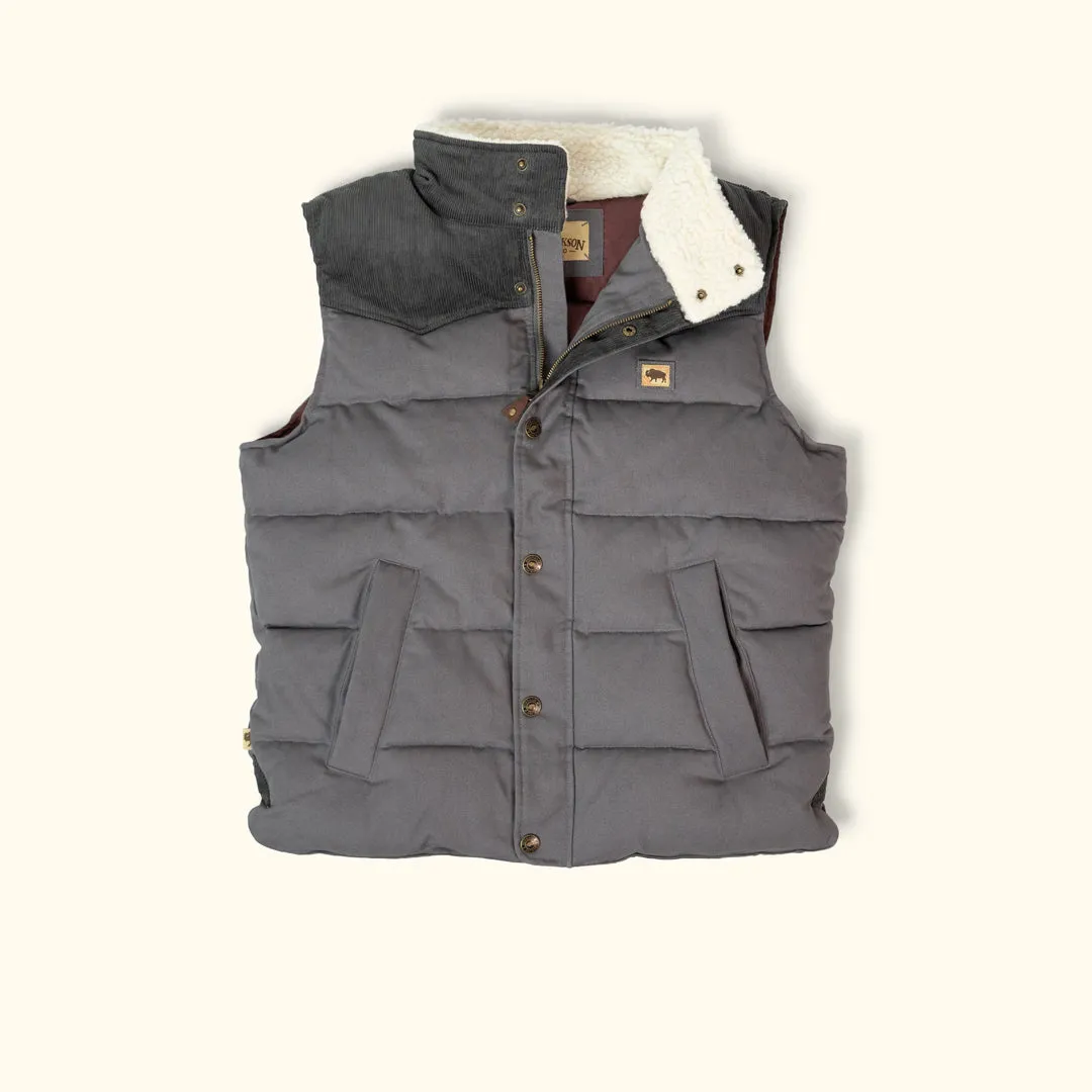 Jackson Vest w/ Sherpa Collar | Stone & Slate