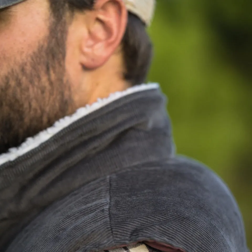 Jackson Vest w/ Sherpa Collar | Stone & Slate