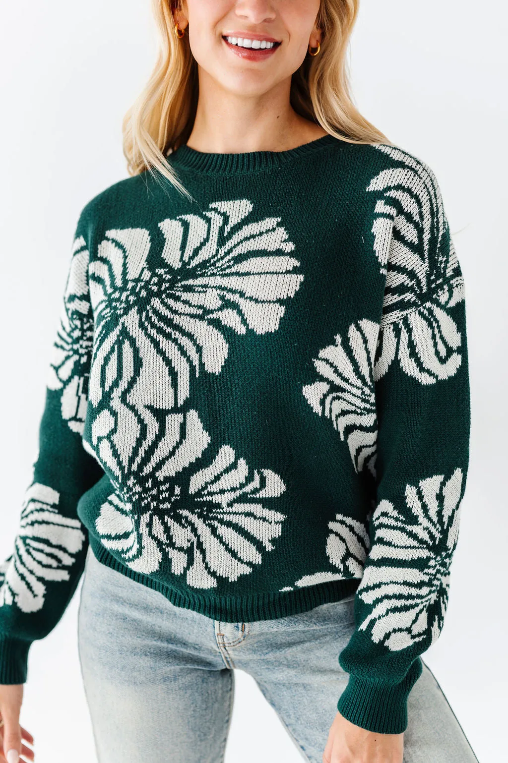 Jasper Sweater in Hunter Green