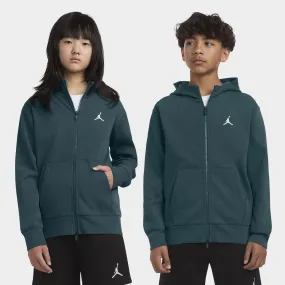 Jordan Junior Boys' Dri-FIT Full-Zip Hoodie / Oxidized Green