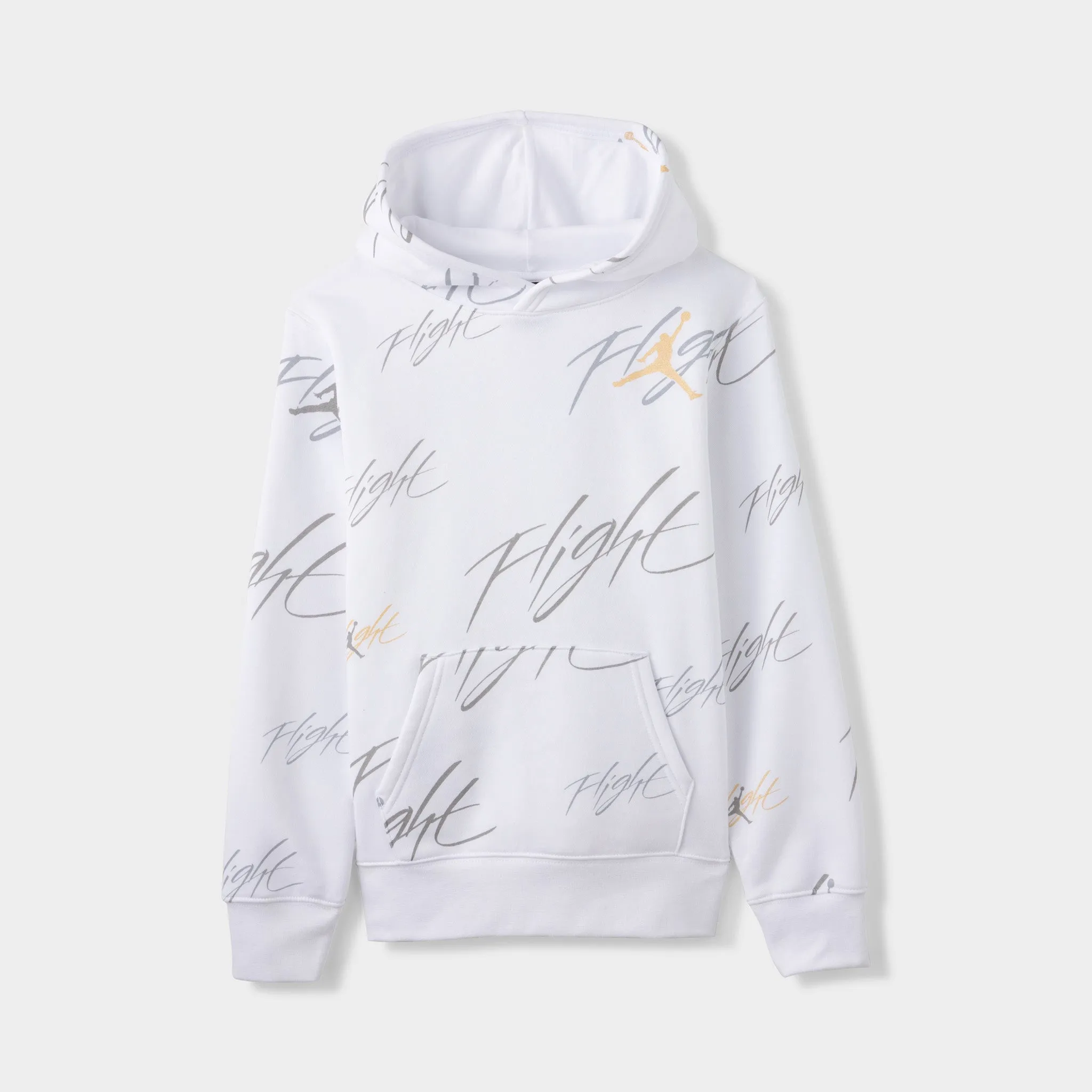 Jordan Juniors' All-Over Print Pullover Hoodie / White