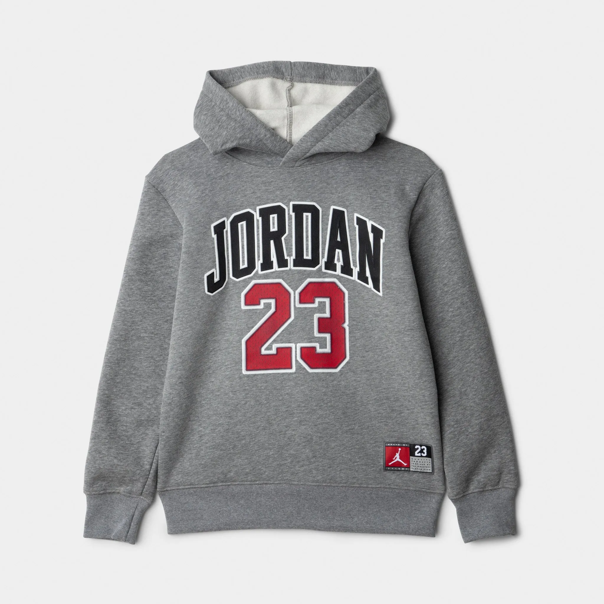 Jordan Juniors' Fleece Pullover Hoodie / Carbon Heather