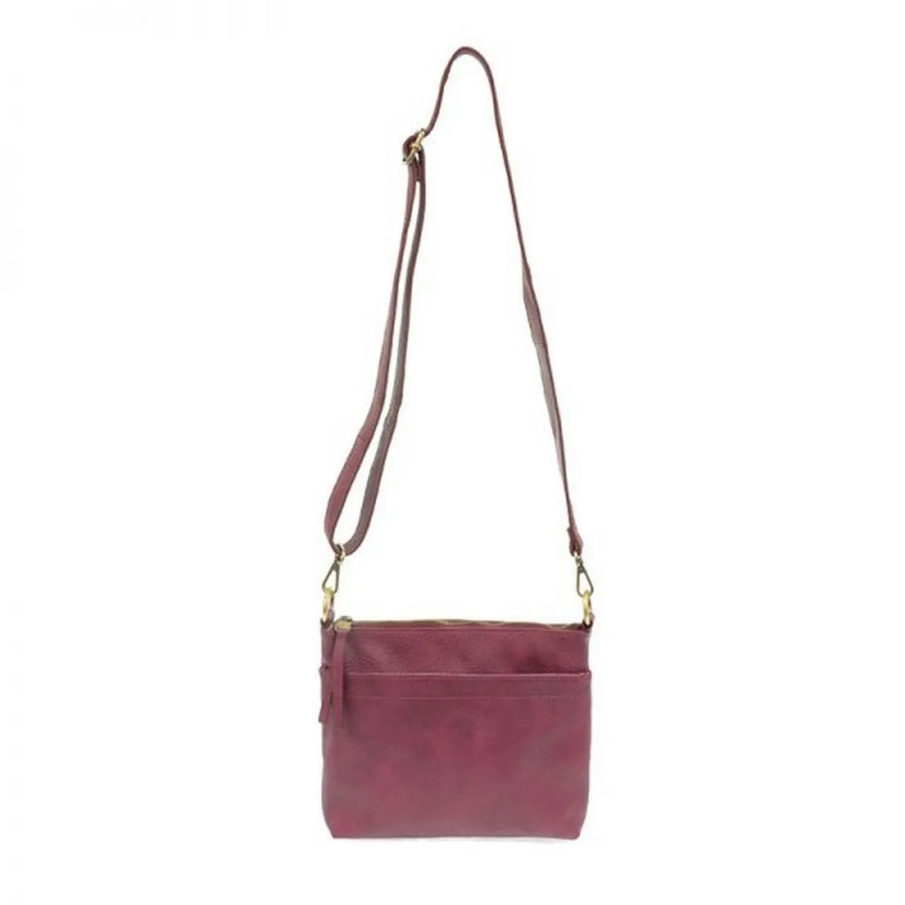 Joy Susan Layla Top Zip Crossbody Bag - Magenta