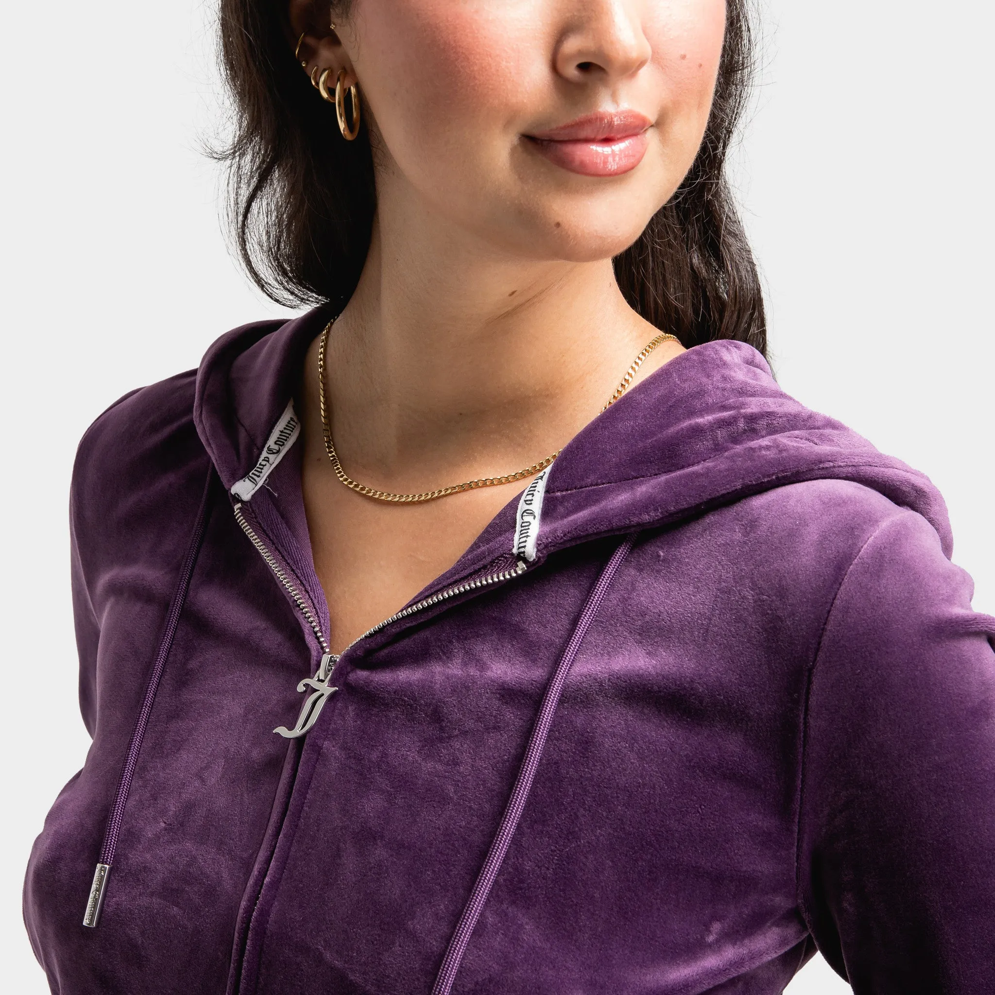 Juicy Couture Women's OG Bling Hoodie / Plum