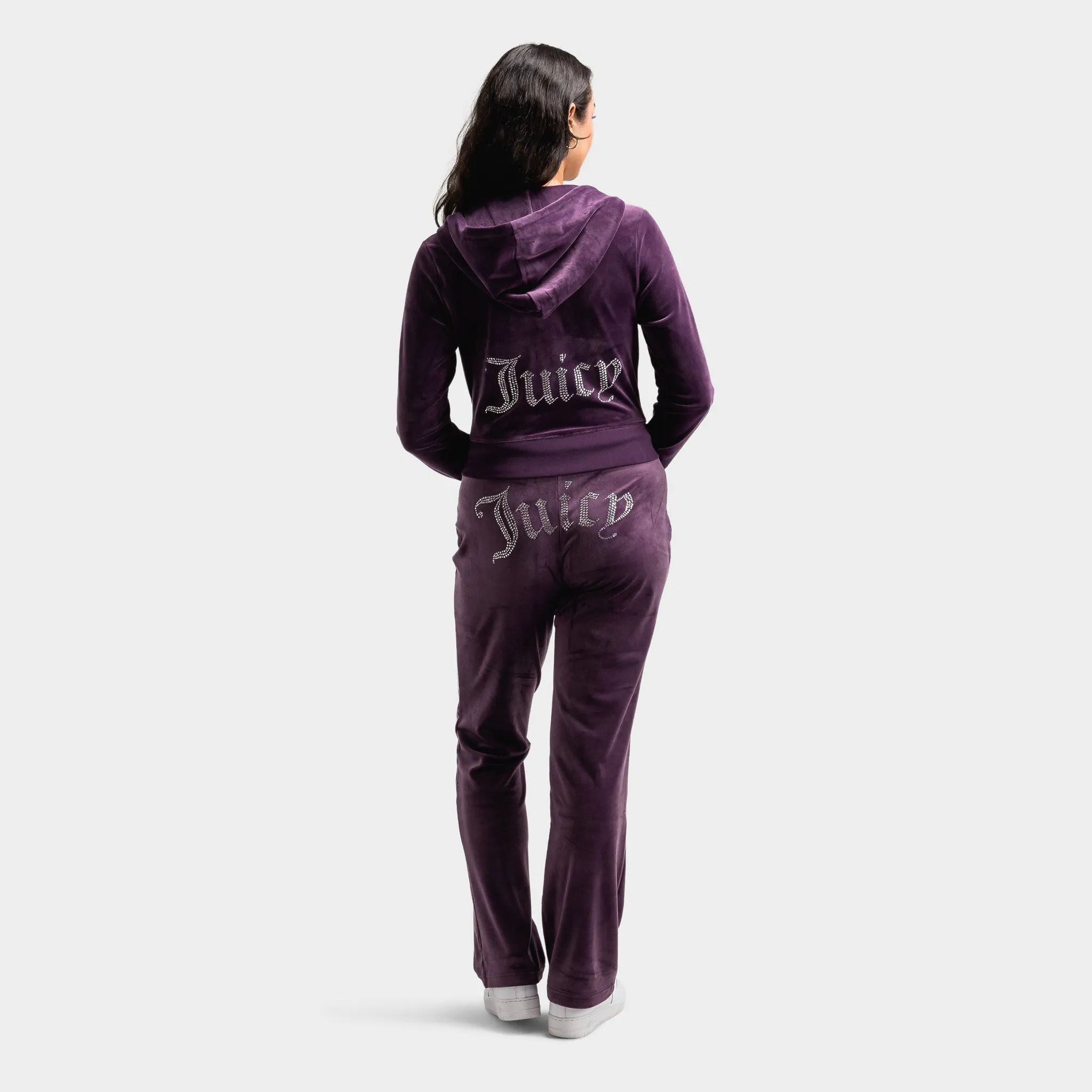 Juicy Couture Women's OG Bling Hoodie / Plum